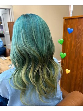 ビューティサロン ヒロセ グラデーションカラー