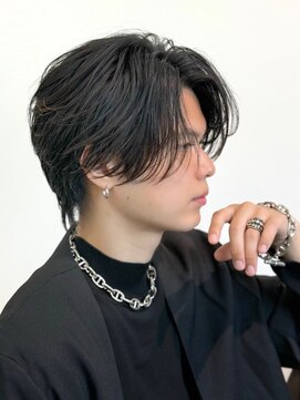 ロンド ロワール 門前仲町(Lond Loire) men's/ニュアンスセンターパート/フェザーパーマ/門前仲町