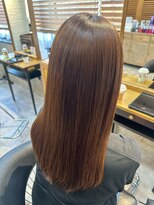 ヘアリゾート粋 トゥジュ 池袋東口店(tujuh)&nbsp;艶髪/透明感ブラウンベージュ/レイヤーカット/ストレート