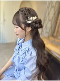 お呼ばれヘアセット♪