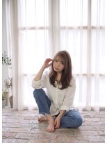 ワーフ ウエスト イタミ(wharf west itami)&nbsp;【wharf west】無造作カジュアル×大人かわいいゆるふわセミ