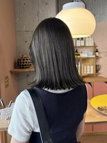 マルソー&nbsp;岡山ボブオリーブカラー髪質改善トリートメント髪質改善カラー