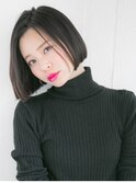 切りっぱなしボブヘア♪