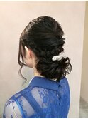 お呼ばれ二次会ヘアセット