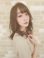 エルサフィロ キタハマ(el zafiro kitahama)&nbsp;【el zafiro kitahama】透け感ベージュ☆カールスタイル