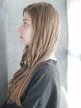 ナル 白山神社参道通り店(nalu) かきあげバングの大きなゆるミックスカール