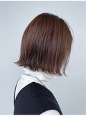透明感外ハネスタイル