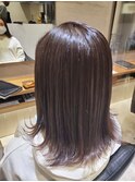 ハイライト★グレージュベース★外ハネボブ