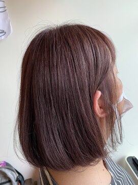 ヘアー ルシア(hair lucia) ピンクベージュで柔らかボブスタイル☆