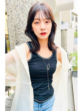 エース (ACE) ほんのりラベンダーベージュ×顔まわりレイヤー