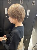 【白髪ぼかしミルクティーショート】原口健伸