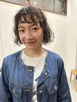 ナループロアオハナ(Nalu pu loa ohana) ボブパーマ