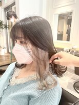 エイト 横須賀中央店(EIGHT)&nbsp;インナーカラー×ホワイトベージュ