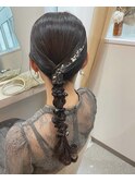 ミディアム～ロングヘアの方にオススメ！艶々タイトアレンジ♪