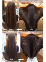 ビアンコ(BIANCO) 艶髪再生 髪質改善 シアーカラーカール姫カットセミディイルミナ