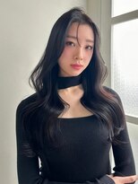 ノイズ エコル(Hair&Make NOISM ekolu )&nbsp;くびれレイヤーアンニョイ前髪×ダークトーン