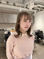 カフ(CAF)&nbsp;CAF FUKO シアーグレージュカラー/ハイトーン/大阪/心斎橋