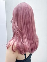 アルバム 渋谷パルコ(ALBUM) ミルクティーピンクベビーピンクレイヤーロング美髪_ba471021