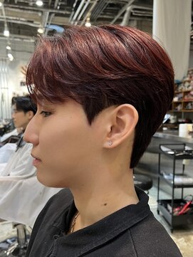 ノラ ヘアーサロン(NORA HAIR SALON) 【石山】レッドカラー×ダウンパーマ