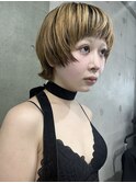 マッシュショート、マッシュウルフ/ウルフカット/デザインカラー