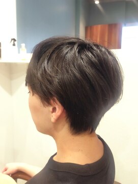 ヘアー グリーン(hair green) 30代40代50代/ハンサムショート/黒髪スタイル