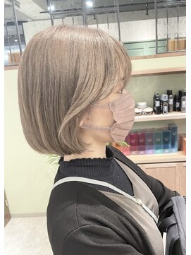 マーシュアトレ(marshu atre) 白髪ぼかし☆ミルクティーベージュ【石川style】