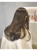 シークレットハイライトでつくる柔らかいカラー