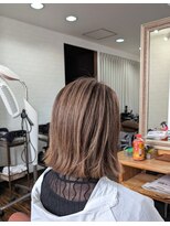 ヘアークリエイト マァーノ(Hair create mano)&nbsp;ミルクティーハイライト