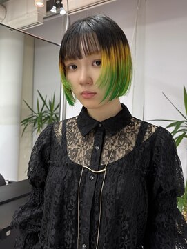トニーアンドガイ 青山表参道店(TONI&GUY) ボブとの相性抜群！個性的かつ洗練されたデザインカラー