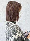 大人可愛い切りっぱしボブ/20代30代40代髪型/ベルボブ/ぷつボブ