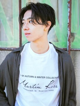 ダグラスヘア キングスワン 一宮(Douglas hair King's one) 【センターパート】濡カルマニュアンスパーマ