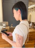 <32>切りっぱなしボブ×ブリーチ♪ショート・メンズカットも◎
