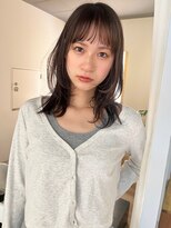 トリッカ 銀座(tricca)&nbsp;ナチュラルレイヤー/顔まわりレイヤー/ストレートヘア/髪質改善