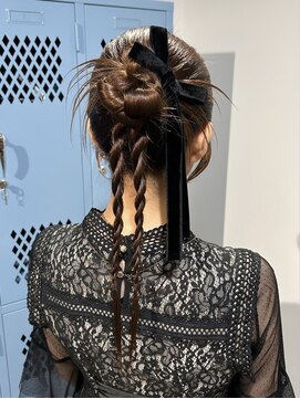 キュエム(Cuem) 【Cuem 諏訪】カチモリヘア 結婚式ヘアセット