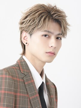 オーシャントーキョー サニー 原宿(OCEAN TOKYO Sunny) フェザーパーマセンターパートニュアンスパーマ韓国マッシュ黒髪