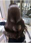 レイヤーカットのくびれヘア 20代30代40代 2wayブラウンカラー