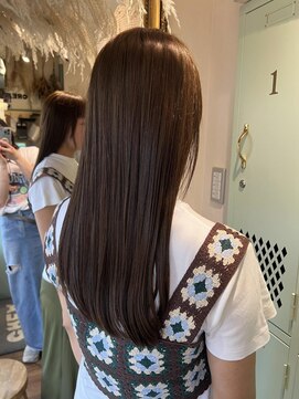 クレア 能見台(CREA) ブリーチなしダブルカラー/オリーブブラウン