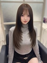 マーシュ ルーヴェ(marshu Luve)&nbsp;［marshu］ストレートカット/グレージュ＆ワンホンくびれヘア