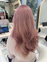 ロンドルピナス 小倉(Lond Lupinus)&nbsp;ミディアムヘア暗めカラー/デザインカラー/フェイスフレーミング