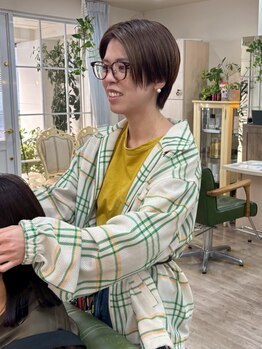 ルリアンヘアーメイク(le Lien hair make)の写真/[西区/アルパーク近く]女性スタイリストのみの人気サロン♪高い技術と相談しやすい空間が人気の秘訣◎