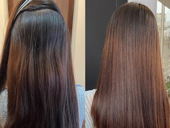 シオヘアーセカンド 西新2号店(Sio.hair 2nd)の写真/【西新駅徒歩2分】縮毛矯正は講師在籍Sio.hair 2nd!自然な仕上がりで乾かすだけで綺麗な髪へ