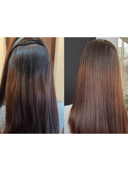 【西新駅徒歩2分】縮毛矯正は講師在籍Sio.hair 2nd!自然な仕上がりで乾かすだけで綺麗な髪へ