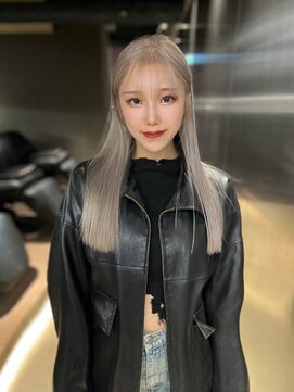 ペレ 栄 アネックス(PELE栄ANNEX) クラゲヘアー/小顔に見せるヘア/ココアベージュ/栄