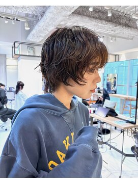 暗めカラー/韓国風巻き/レイヤーカット/髪質改善/縮毛矯正/銀座