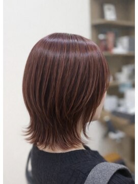 グランヘアー 大町店(GRANHAIR) ピンク系のアンブレラカラー