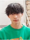 Men's A BY WHO 江坂/ワンカールパーマ/マッシュ