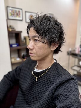 テラスオブベル(TERRAS of belle) 大人ラフパーマ × ナチュラルウェーブメンズカット