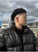 Perm &skin fade 