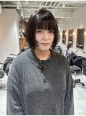 ボブレイヤー/オリーブグレージュ【藤野はるひ】
