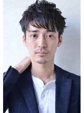 メーヴェ(Mowen) mowen ツーブロックxツイストパーマxコンマヘアxかき上げヘア
